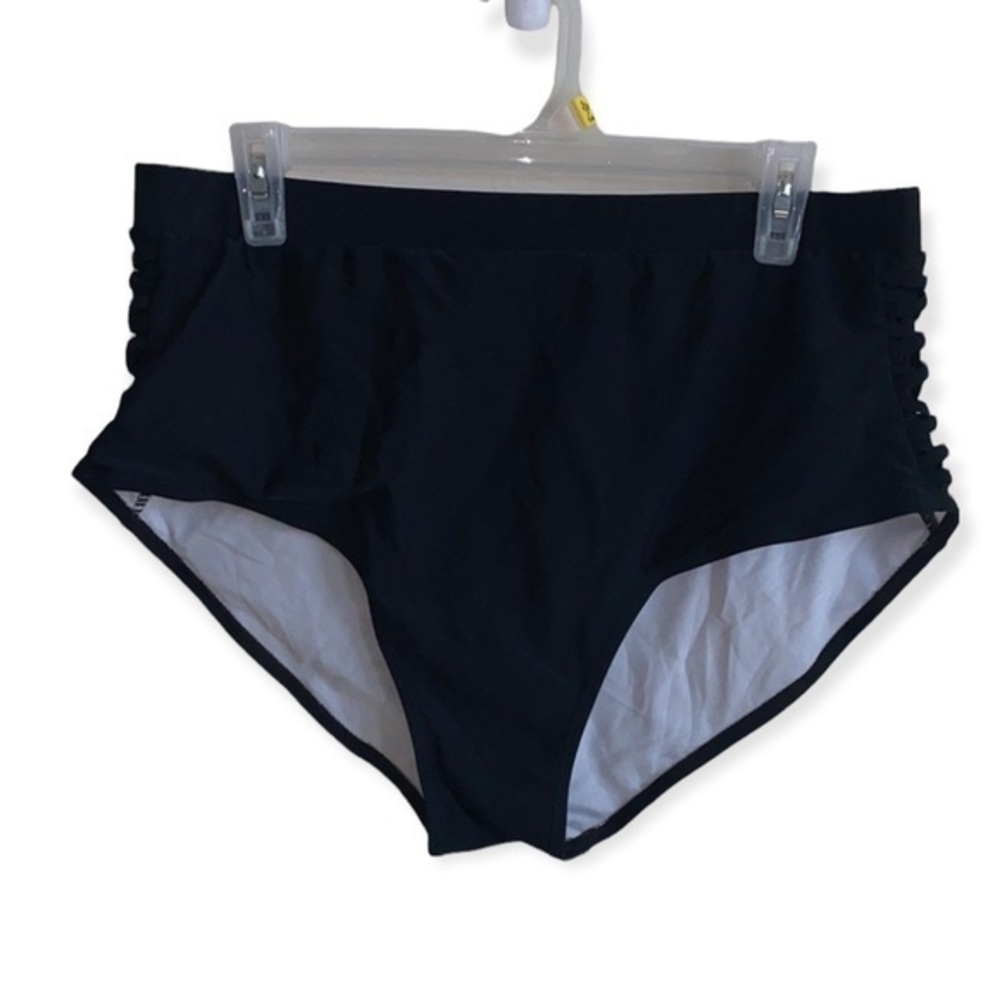 involand black high waisted‎ bikini bottoms women’s size 16w